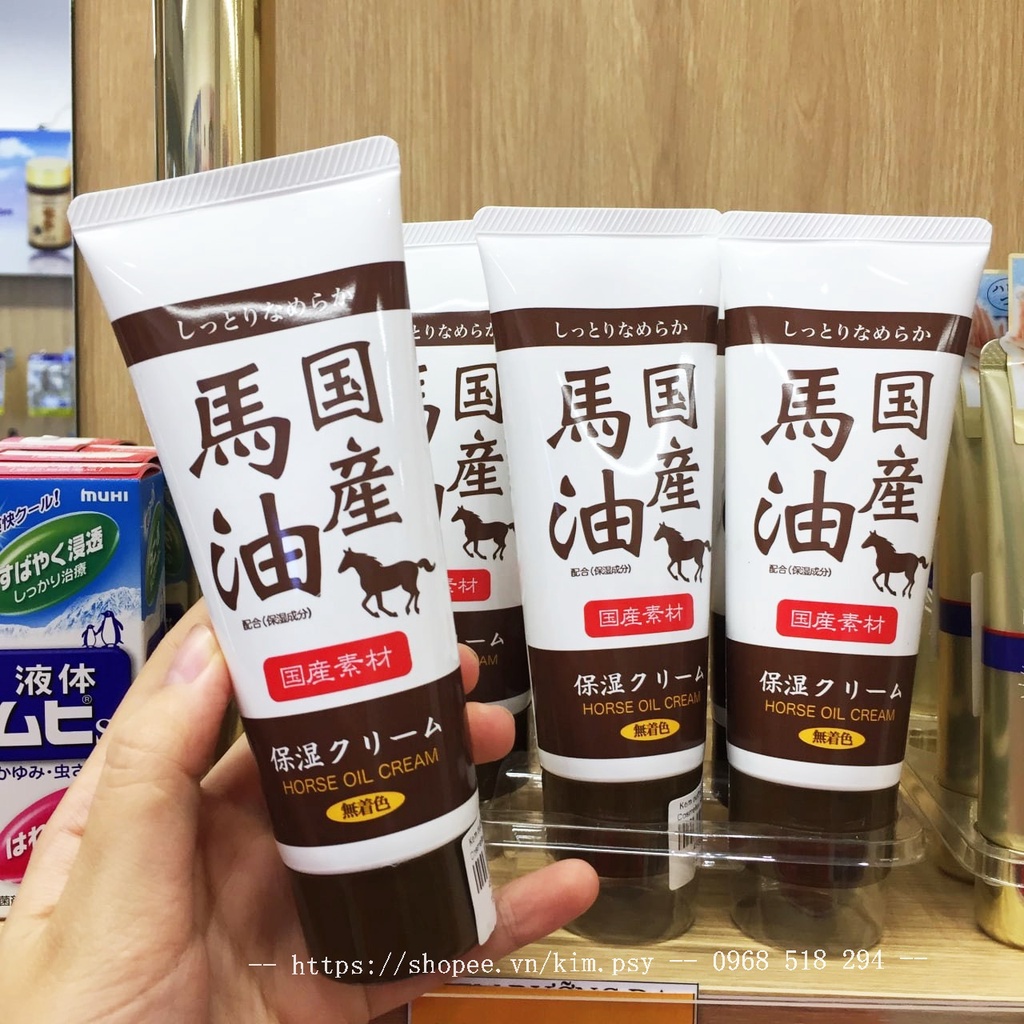 Kem dưỡng da tay dầu ngựa Cosmetex Roland Loshi Moist Aid 100g