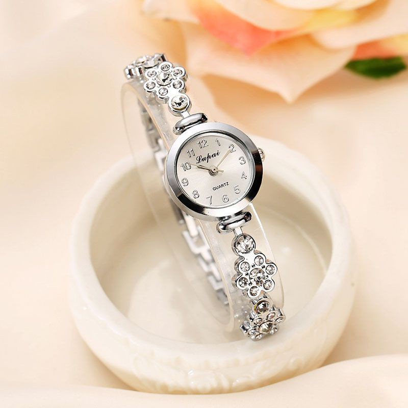 📣📣Geneva Women Fashion Quartz Bracelet Watch Crystal Watch Jamtangan