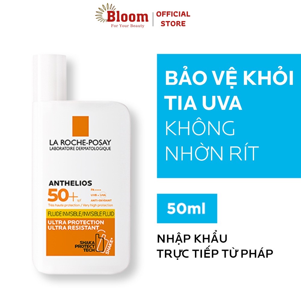 Kem Chống Nắng La Roche Posay Anthelios 50ml SPF 50+ Cho Da Dầu Mụn Nhạy Cảm