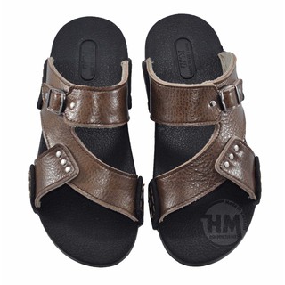Dép da nam HM da bò cao cấp HB1X3