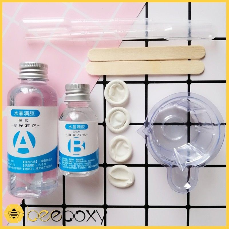 Keo Epoxy Resin AB ( Kèm bộ dụng cụ pha chế)