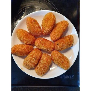 xôi gà nấm mini thơm ngon