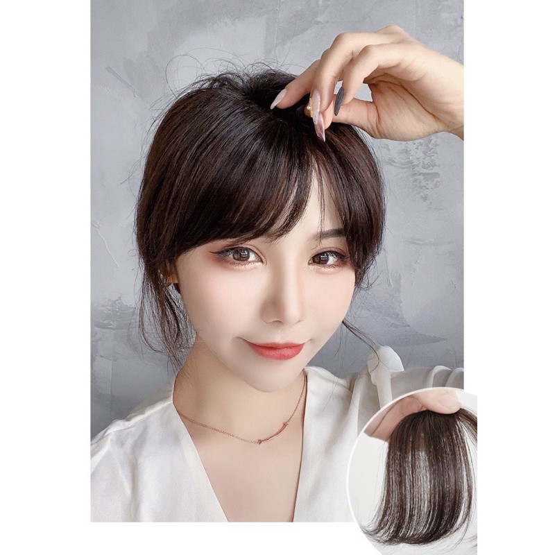 Mái chéo thưa tóc thật