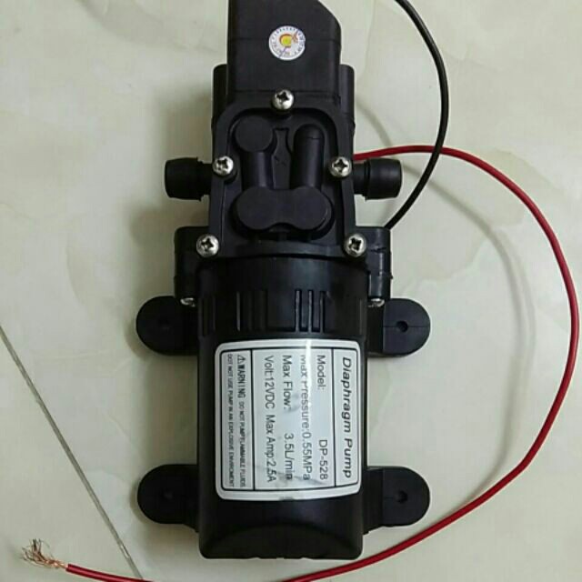 máy bơm nước mini 12v áp lực cao - bơm tăng áp mini 12v