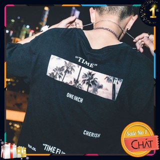 🔥HOT🔥Áo phông unisex cây cọ ulzzang❤️Áo thun nam nữ dáng rộng