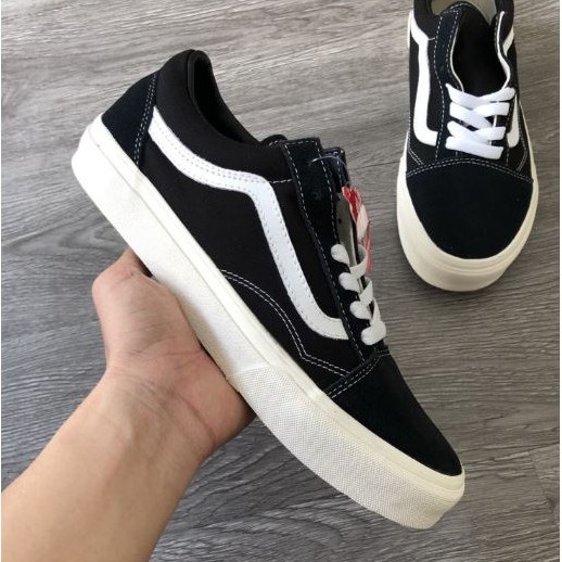 Giày Vans vault Old Skool Bản Chuẩn 11Trung [Vault-Da lộn] ( Ảnh chụp tại Shop)