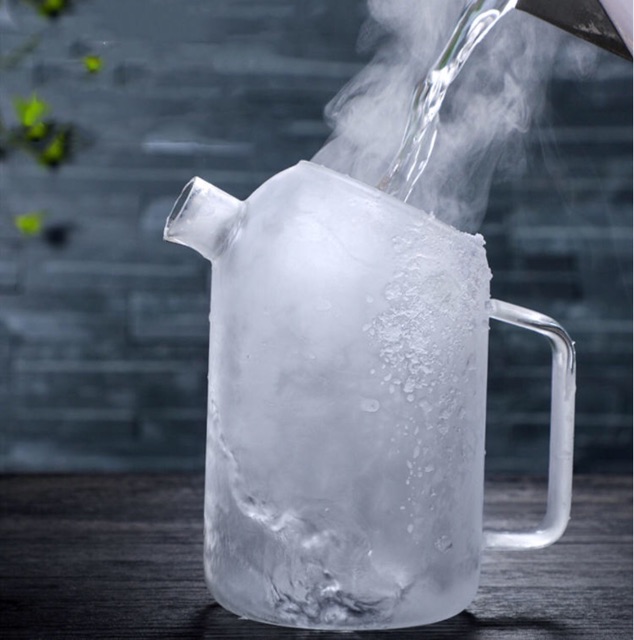 Bình nước thuỷ tinh nghiêng 1l