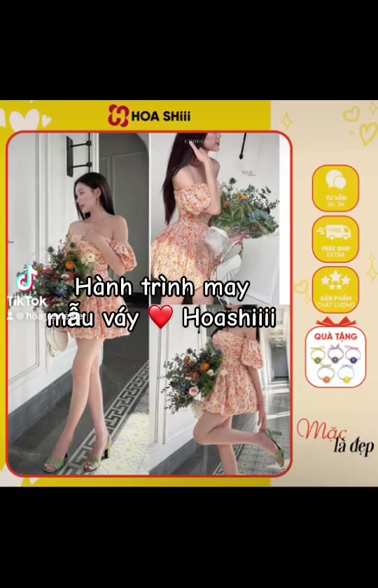 Set thiết kế hoạ tiết hoa nhí trễ vai tay Phồng mix Quần Sooc trễ vai tay bồng đi chơi đi biển du lịch siêu xinh | BigBuy360 - bigbuy360.vn