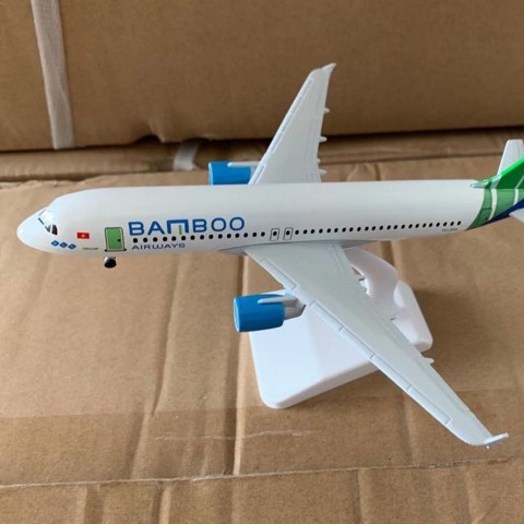 Mô hình máy bay Bamboo Airways A320 16cm