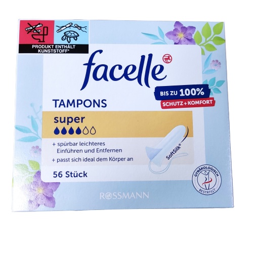 Hộp lẻ 5 Tampons Facelle, OB nhập khẩu Đức