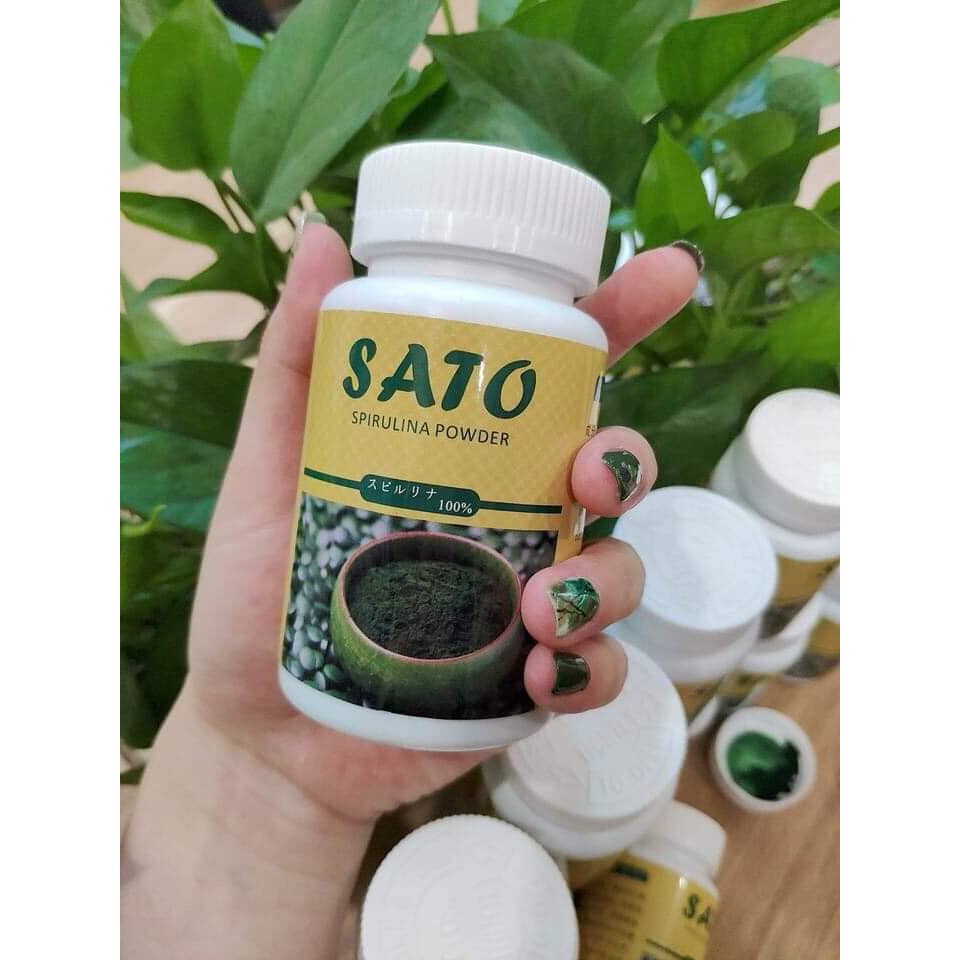 Tảo bột Sato để cấy đẹp da lọ 100g