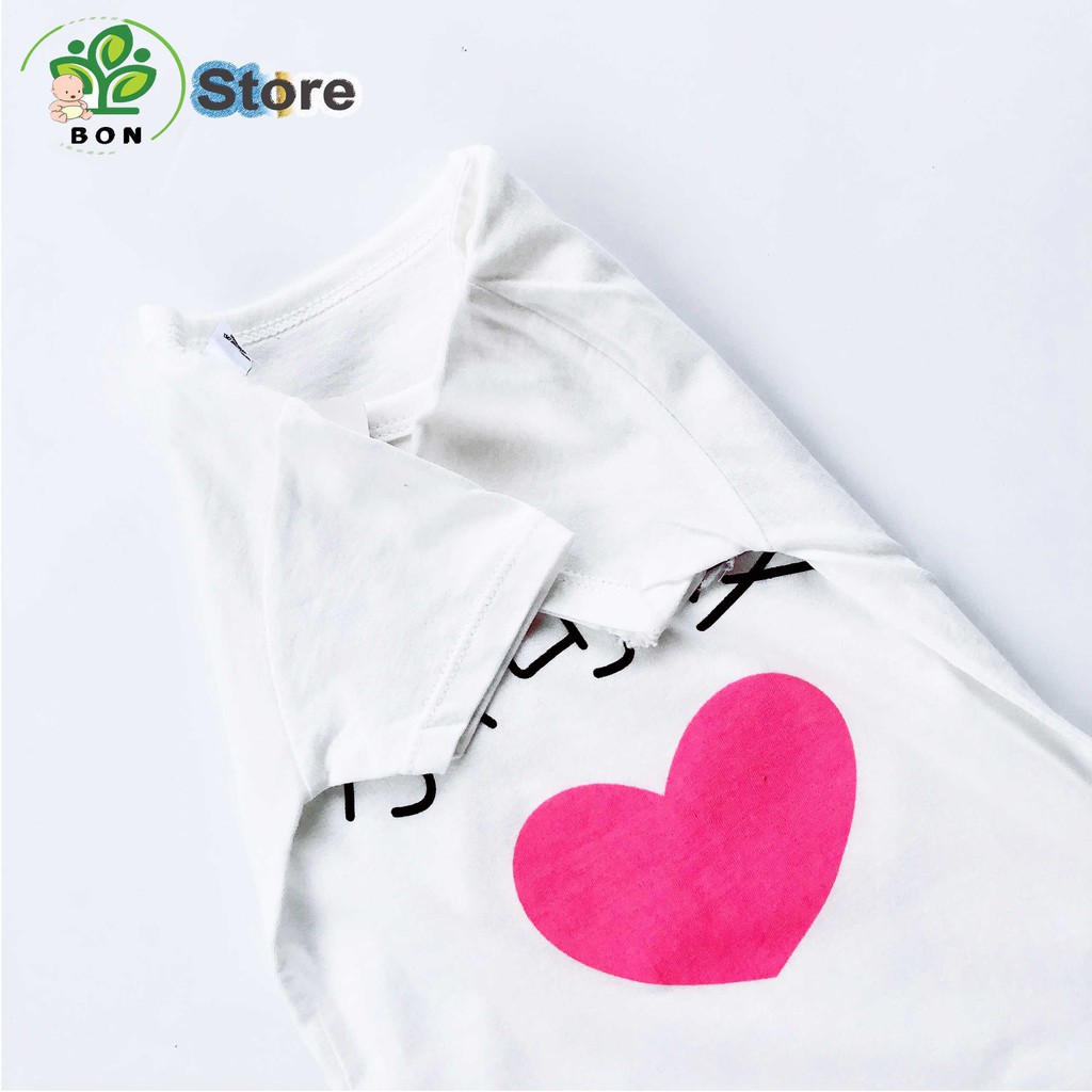 Áo Thun Trẻ Em Mùa Hè Cao Cấp Bé Trai và Bé Gái Chất Cotton Thoáng Khí Thấm Mồ Hôi Bon Store từ 10 đến 28kg GH06