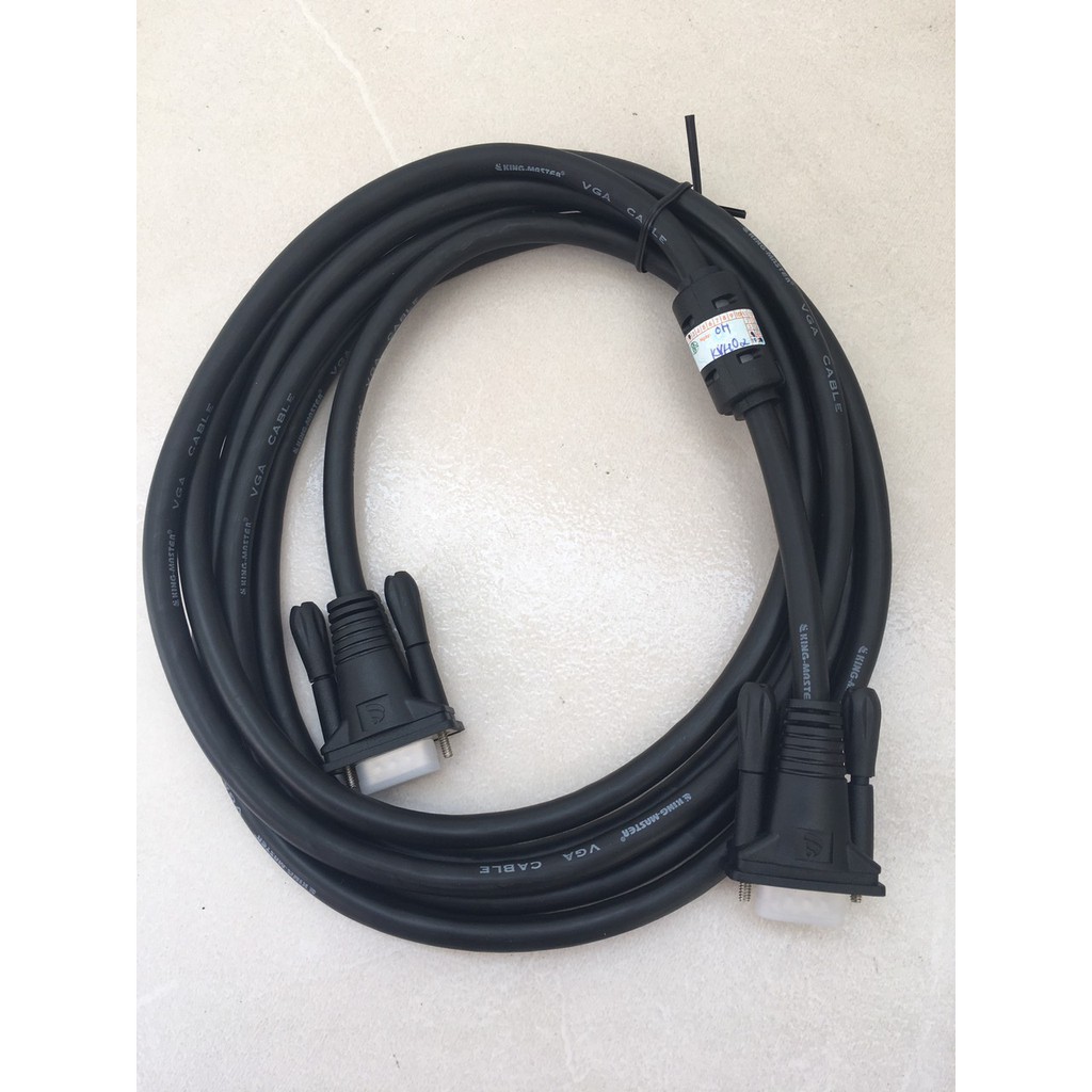 Cáp VGA 3m KingMaster KV402 (3+4) FullHD sắc nét - Hàng chính hãng