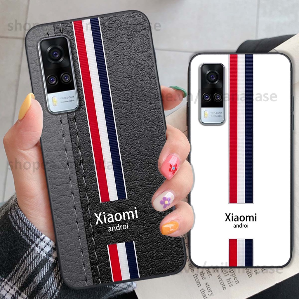 Ốp Vivo Y51 2020 in giả da phong cách thể thao, cá tính, thời trang