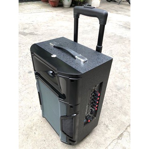 Loa kéo karaoke SN-108 kèm 1 micro không dây thùng gỗ