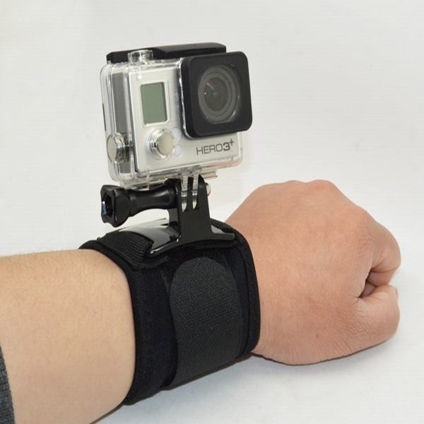 Dây đeo tay đeo cổ tay Handstrap (Đen) GOPRO SJCAM XIAOMI YI action camera cho máy ảnh (phụ kiện thể thao)