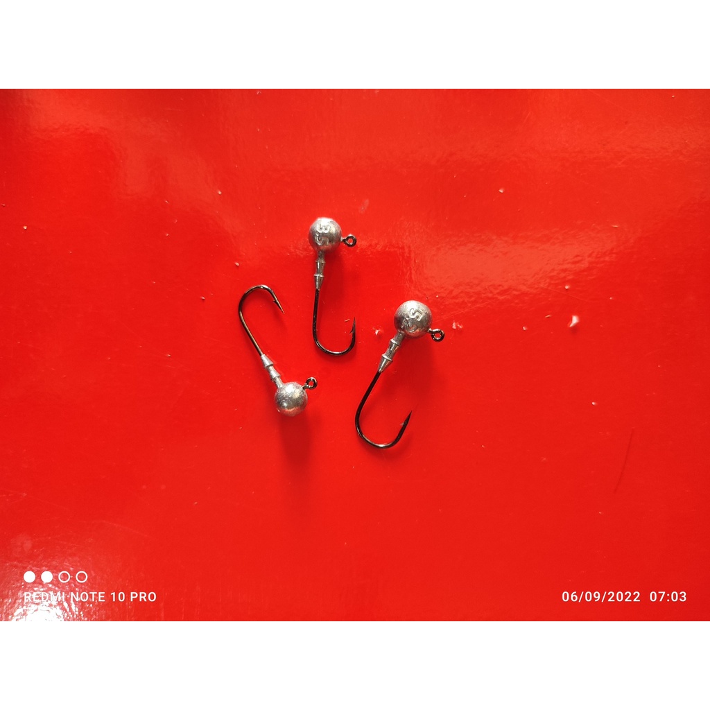 Lưỡi câu cá lóc Jighead 9050, lưỡi câu mồi mềm chuyên dụng câu cá lóc Jighead