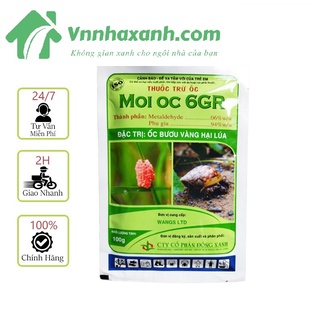 Chế Phẩm Trừ Sên Nhớt, Ốc Bươu Vàng Moi Oc 6 GR Gói 100g