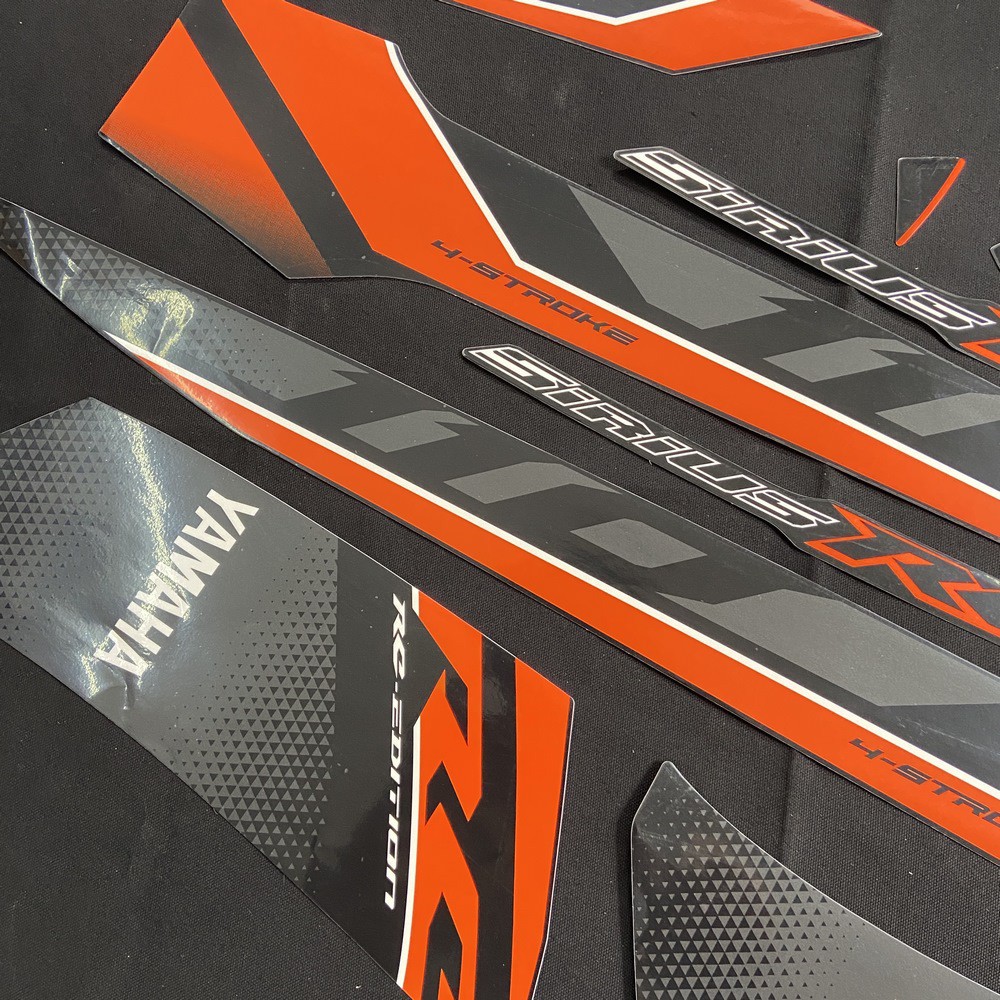 Trọn bộ tem 3 lớp dán dàn áo xe SIRIUS đời 2018 2019, tem như zin theo xe