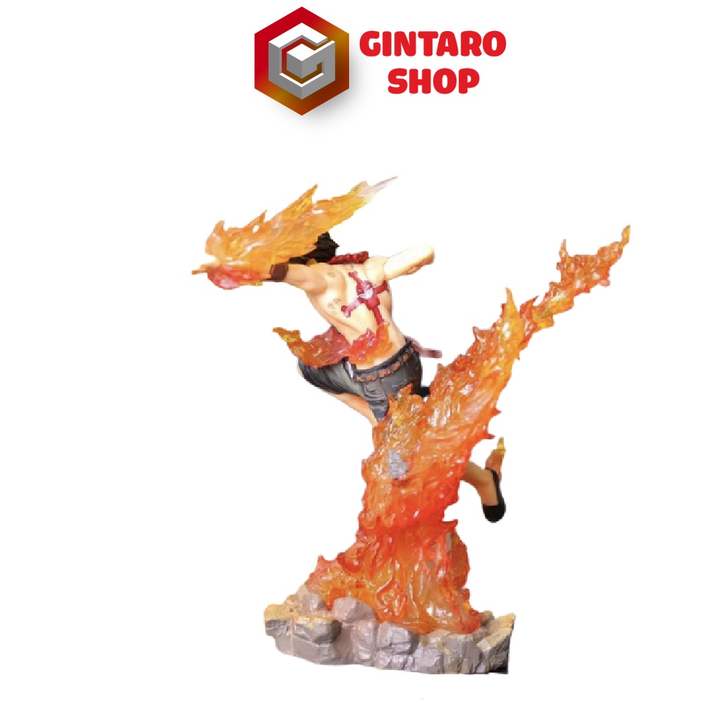 Mô hình One Piece Ace hỏa quyền bản đẹp cao cấp nhà F.zero, Mô hình nhân vật Ace bản đế đẹp GINTARO SHOP