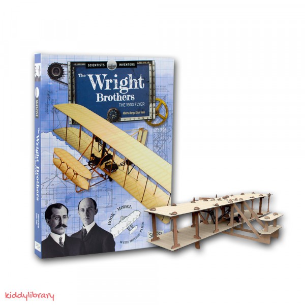 Sách Tiếng Anh và Mô Hình Khoa Học 3D "The Wright Brothers: The 1903's Flyer"