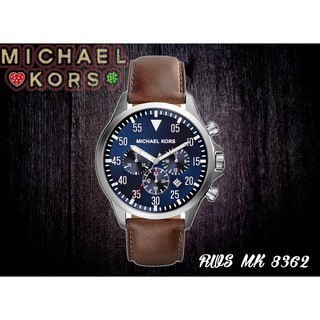 (Michael Kors) Đồng Hồ Thời Trang Nam Michael Kors Chronograph MK8362 dây da 42mm