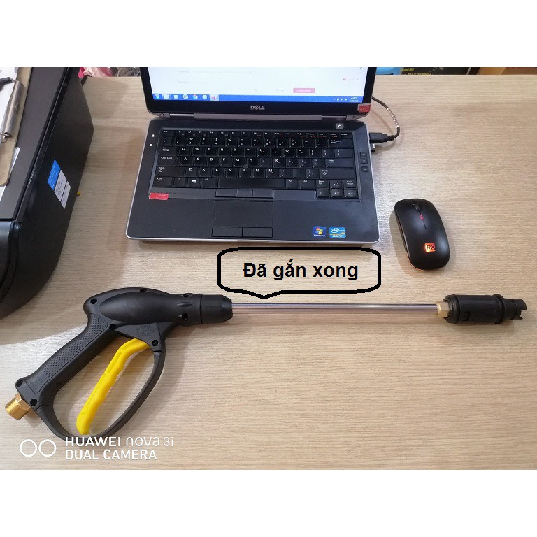 Thanh Inox nối dài súng rửa xe áp lực cao (~30cm)