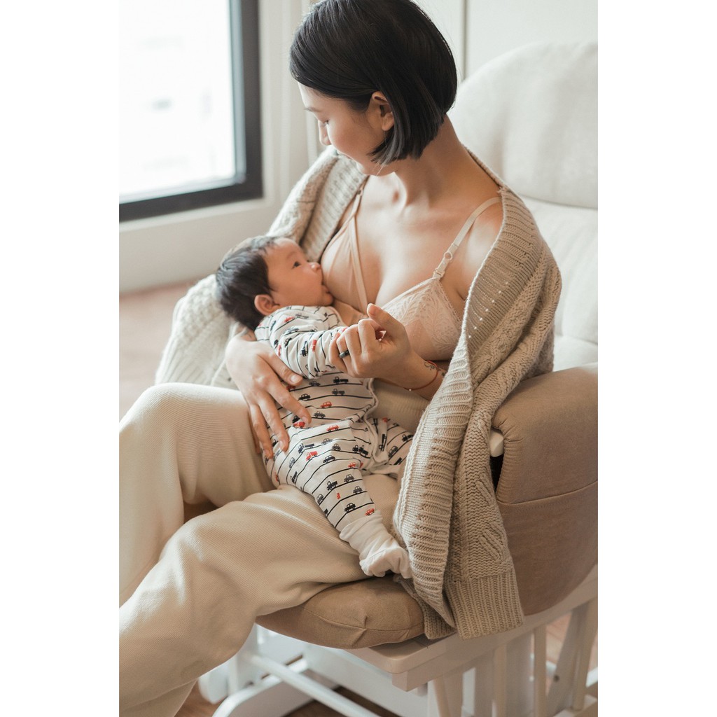 Bộ Đồ Lót Bà Bầu Cho Con Bú Sau Sinh Tiện Lợi Chống Chảy Xệ Ladali | BigBuy360 - bigbuy360.vn
