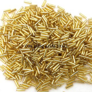 50g Hạt Cườm Khúc (Ống Trúc) 6mm Màu