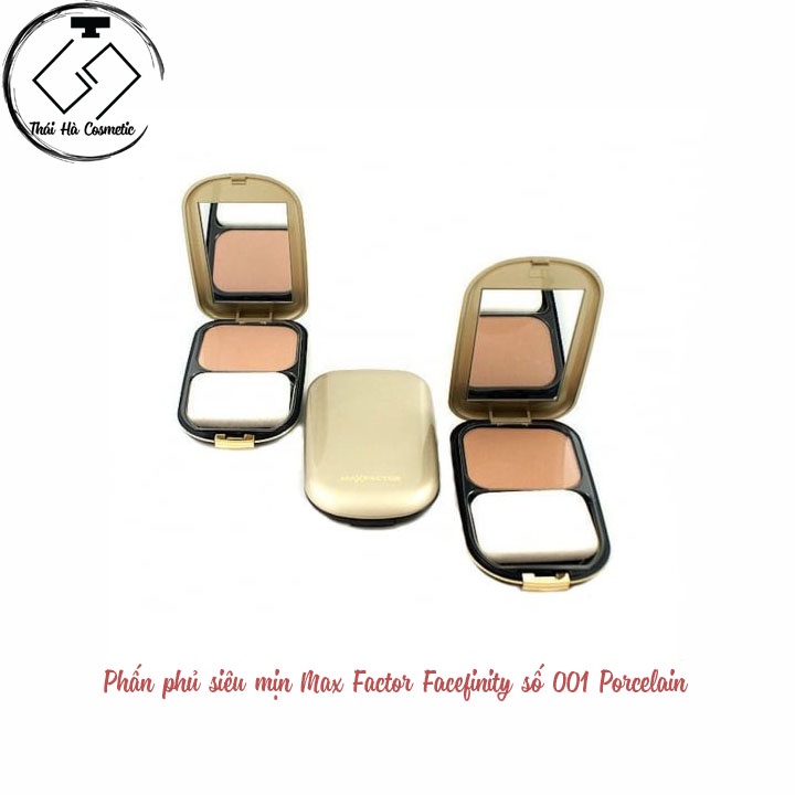 Phấn Phủ siêu mịn Max Factor Facefinity Compact 01 Porcelain spf 20