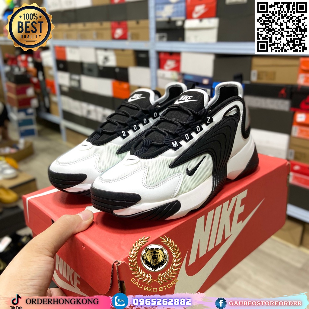 AO0269-101 Nhận Order Hỗ Trợ Free Ship Giày Best Quality Sneaker ***Nike Zoom +2K XHU Sneaker Zoom 2000