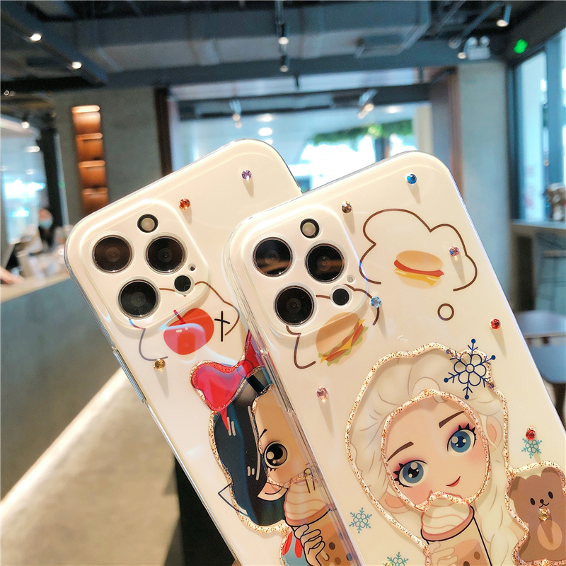 Ốp Lưng In Hình Công Chúa Disney Cho Iphone 12mini 12promax 11pro Max Xr X Xs Max 8 7 Plus