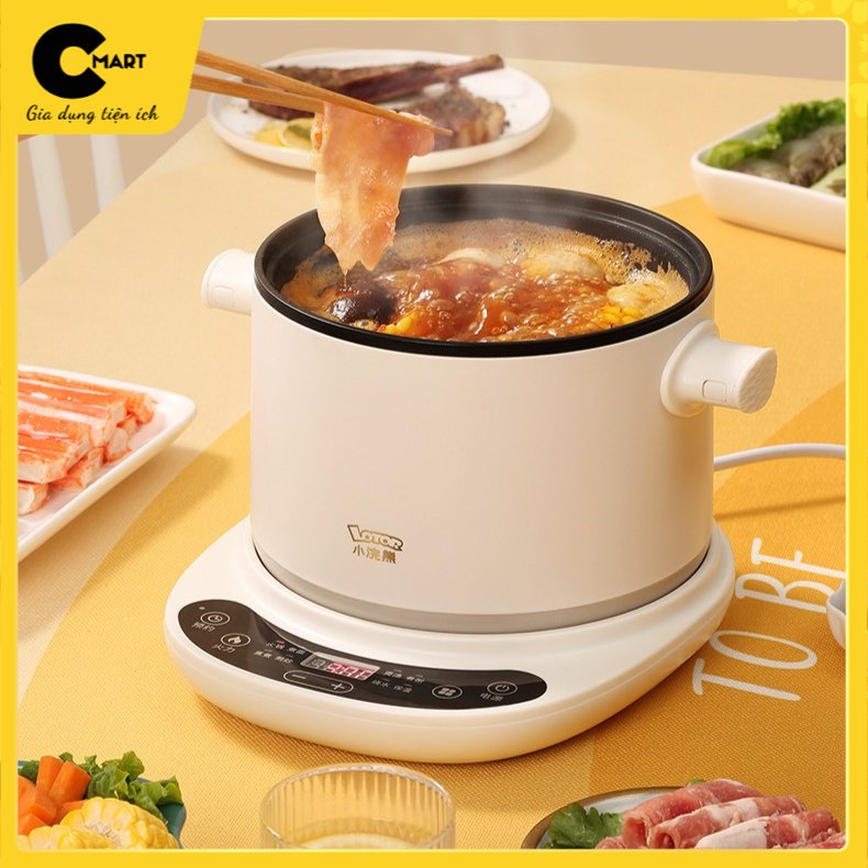 Nồi Điện Đa Năng Chống Dính Xào Rán Hấp Lẩu Lotor 18CF [CMART_GIA DỤNG TIỆN ÍCH]