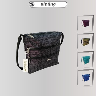 Túi đeo vai Kipling nữ, chất liệu vải dù chống nước, siêu bền K340
