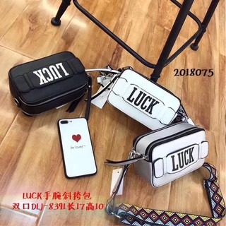 Túi hộp đeo chéo luck - túi đeo chéo nữ - a24