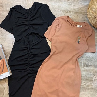 [HÀNG CAO CẤP] Đầm body rút dây lưng cut-out