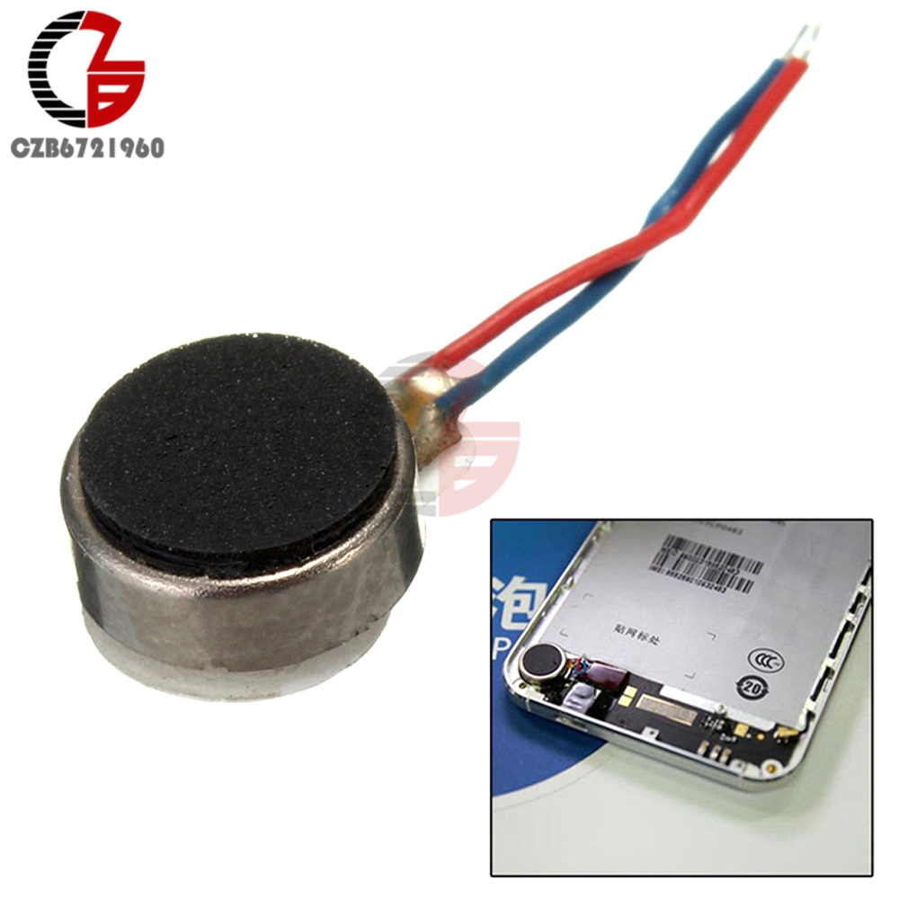 2PCS DC 3V 8*3.4mm Pager Phone Coin Flat Vibrating Vibration Micro Mini Motor | BigBuy360 - bigbuy360.vn