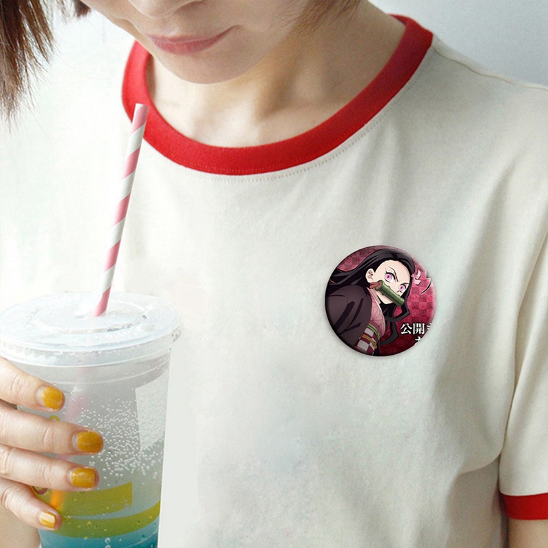 Tmdbyx Huy Hiệu Cài Áo Họa Tiết Hoạt Hình Nhật Bản Nezuko