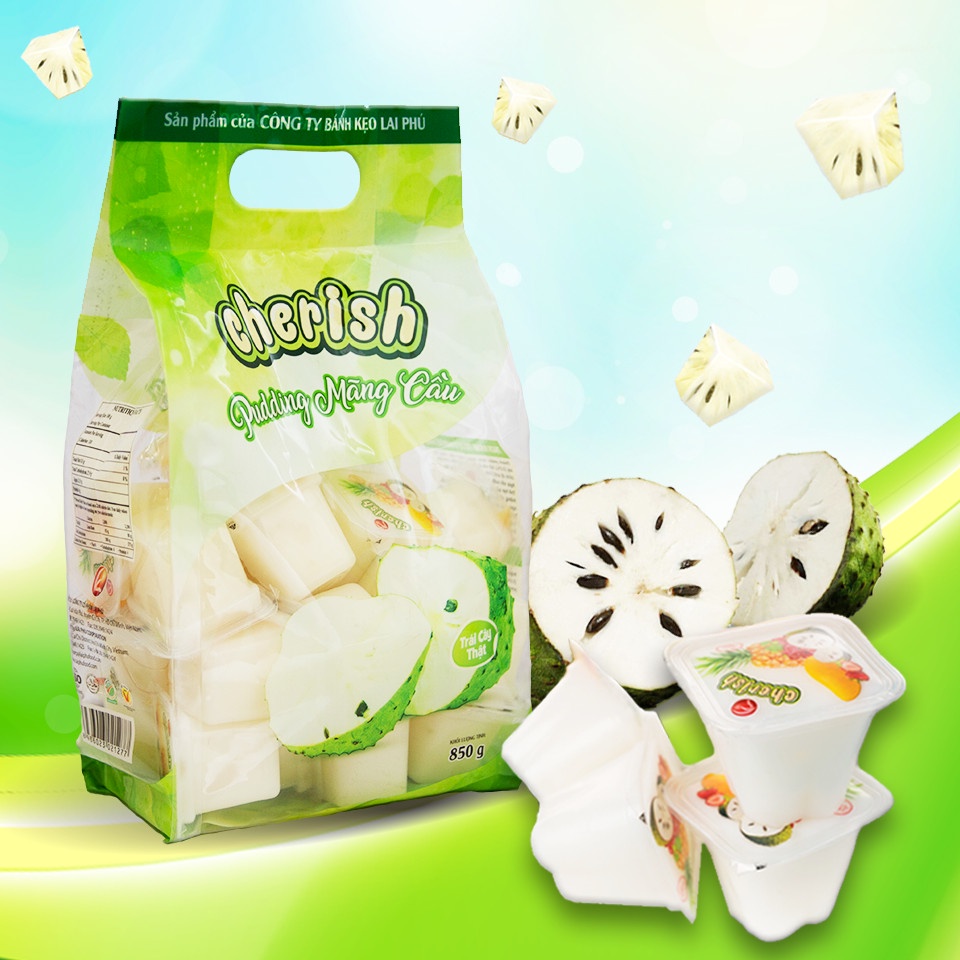 Thạch Pudding Cherish 850G