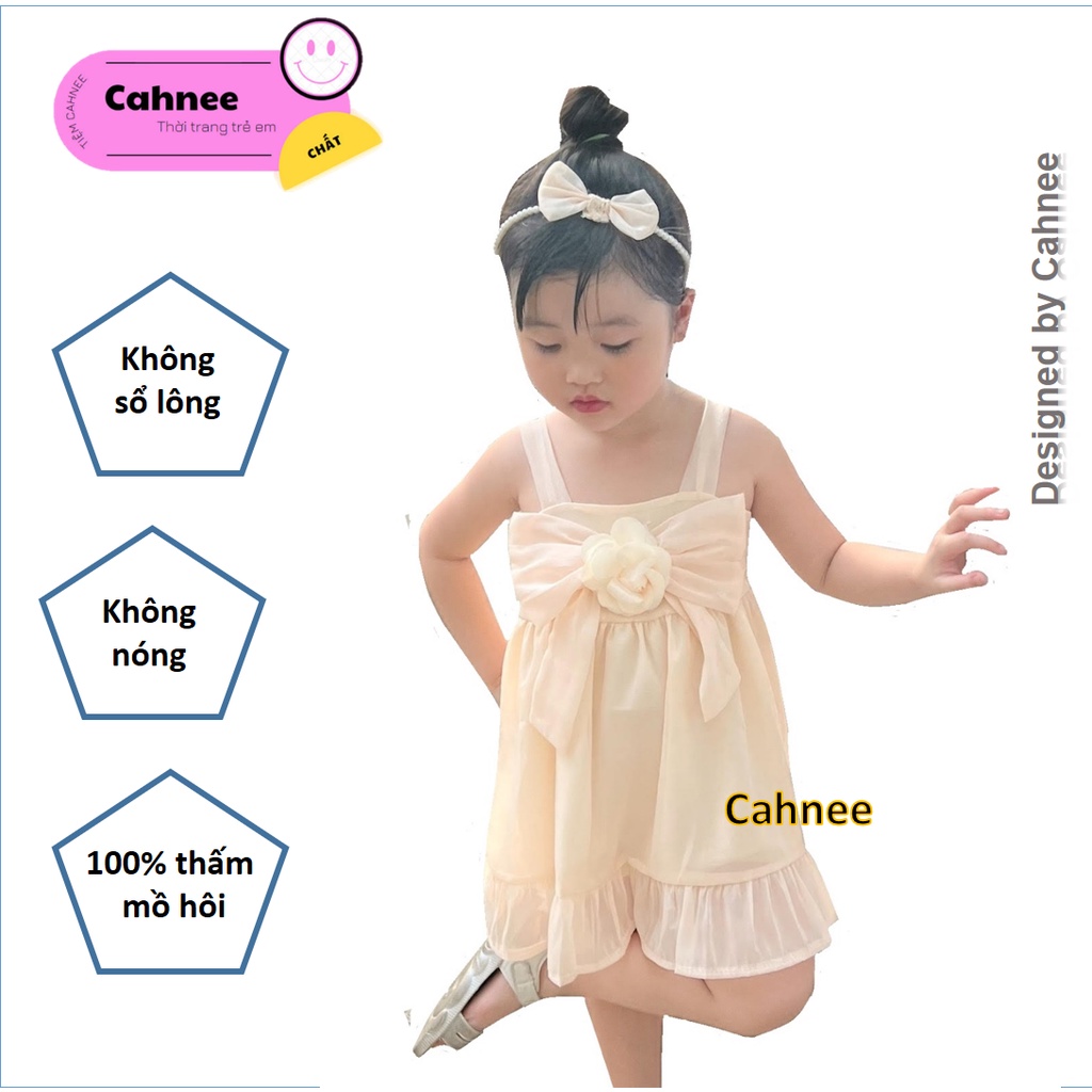 Váy đầm bé gái 2 dây - Size từ 10 kg - 19kg xinh xắn