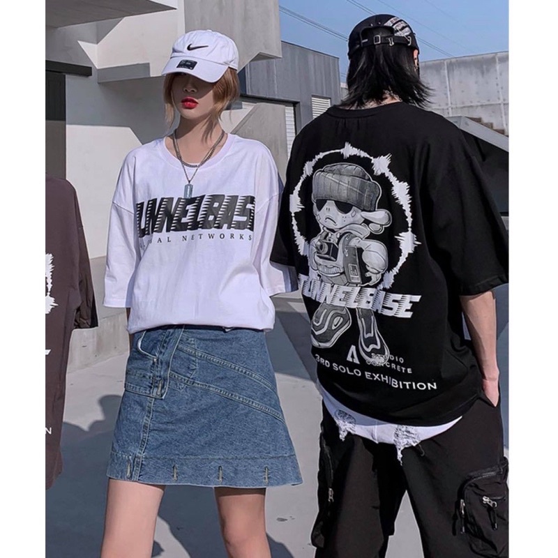 Áo thun TUNELBASE UNISEX áo thun tay lỡ nam nữ