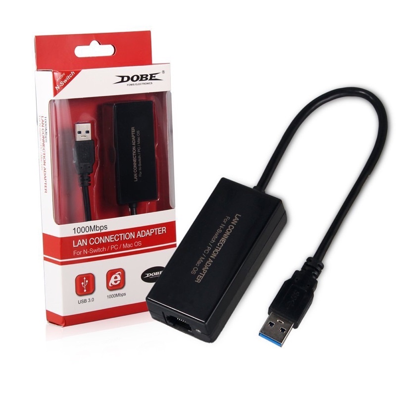 Nintendo Switch Lan Adapter cổng chuyển mạng cho nintendo switch /WiiU/PC/Laptop