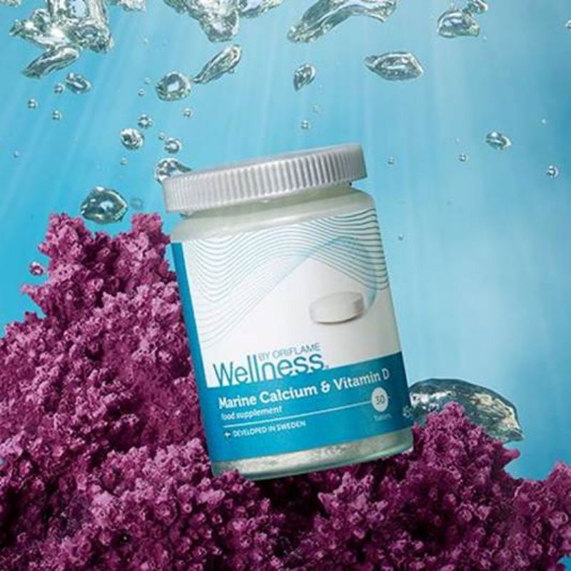 VIÊN UỐNG MARINE CALCIUM & VITAMIN D HỖ TRỢ XƯƠNG VÀ RĂNG CHẮC KHỎE