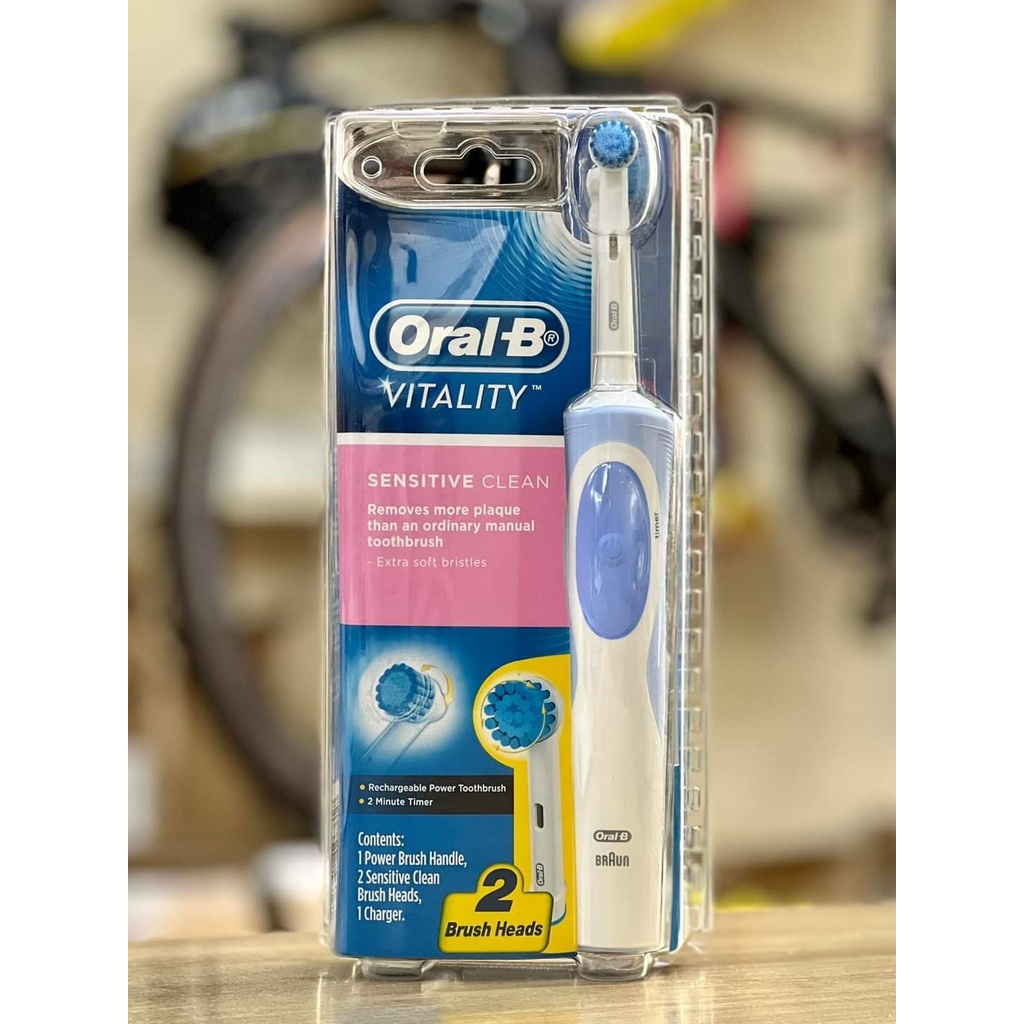 Bàn chải điện OralB, bàn chải đánh răng điện OralB D100, D12 Vitality, Pro600.