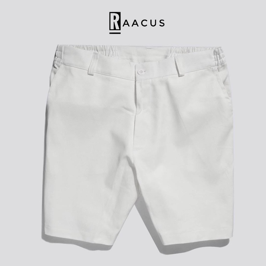 Quần short nam kaki kiểu quần âu thời trang nam unisex, quần short thể thao nam RAACUS-Q052