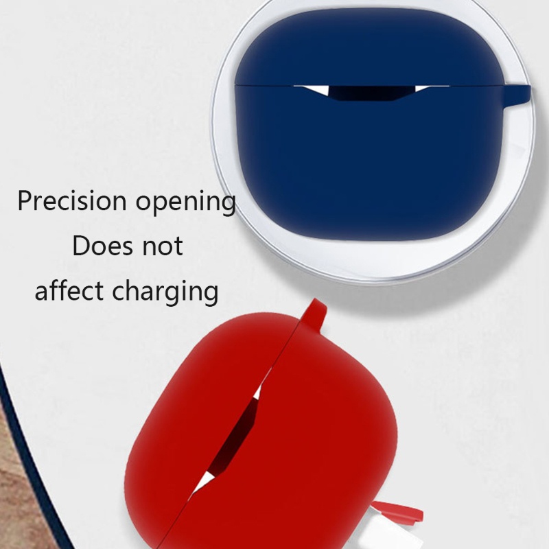 Ốp silicon mềm chống bụi bảo vệ hộp sạc tai nghe JBL T120TWS / T125TWS