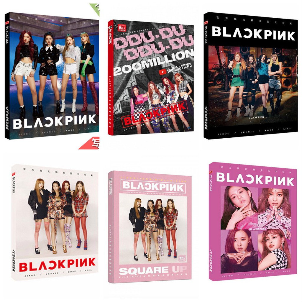 Photobook Blackpink album ảnh tặng kèm poster tập ảnh in hình nhóm nhạc Hàn Quốc bìa ngẫu nhiên