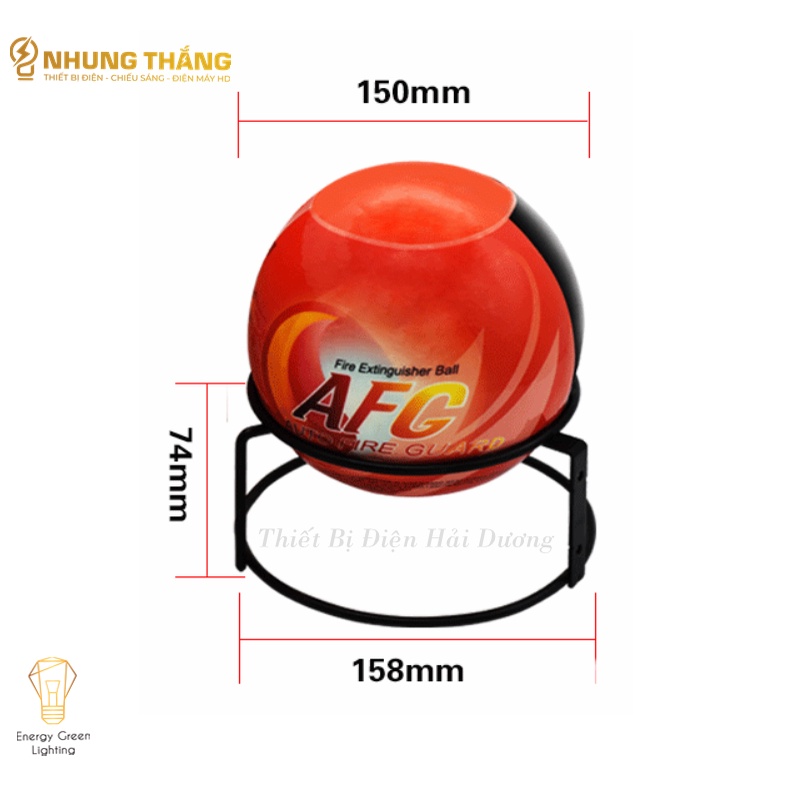 Bóng Cứu Hỏa - Chữa Cháy Tự Động 1.3KG - Dễ Sử Dụng - Dập Lửa Ngay Lập Tức - Bảo Hành 12 Tháng