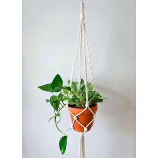 DÂY TREO CHẬU HOA TRANG TRÍ ĐAN HOÀN TOÀN BẰNG TAY BASIC RG90 - HÀNG THỦ CÔNG