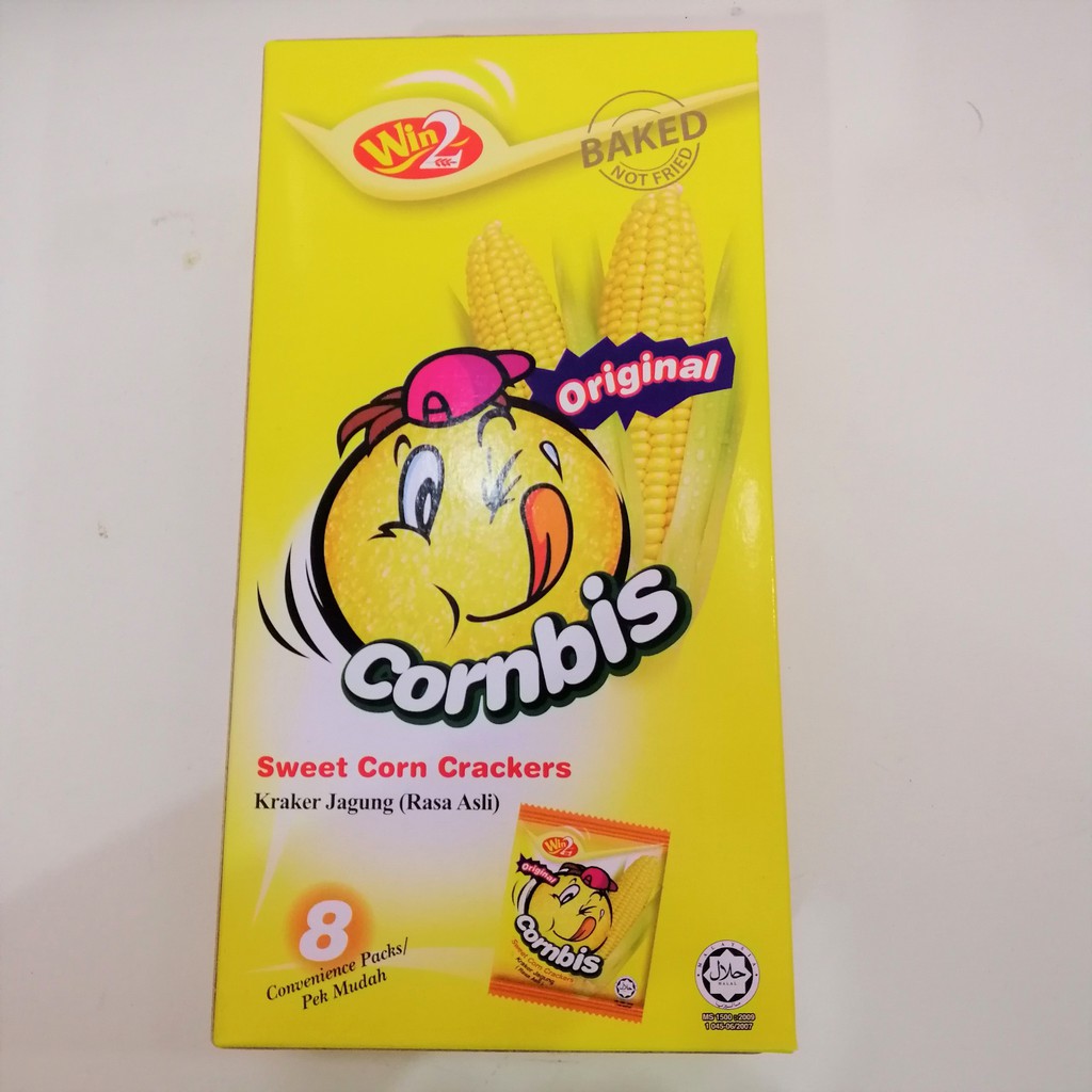 Bánh Bắp Win2 Cornbis Sweet Corn Crackers (Hộp 144g)